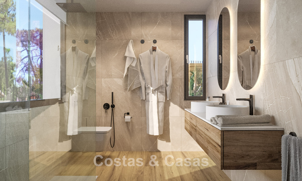 Villa de luxe moderne neuve avec vue sur la mer à vendre à proximité de la plage à l’est du centre de Marbella 796233