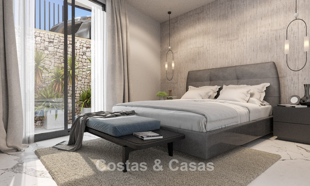 Villa de luxe moderne neuve avec vue sur la mer à vendre à proximité de la plage à l’est du centre de Marbella 796234