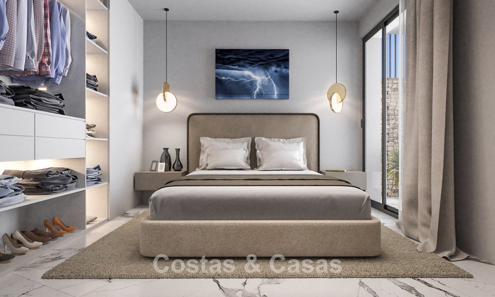 Villa de luxe moderne neuve avec vue sur la mer à vendre à proximité de la plage à l’est du centre de Marbella 796235