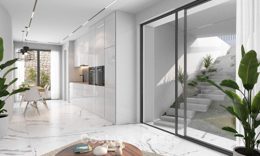 Villa de luxe moderne neuve avec vue sur la mer à vendre à proximité de la plage à l’est du centre de Marbella 796237