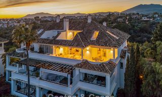 Penthouse duplex exclusif avec intérieur moderne et lumineux à vendre dans un complexe sécurisé sur la Golden Mile, Marbella 796386 