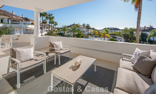 Penthouse duplex exclusif avec intérieur moderne et lumineux à vendre dans un complexe sécurisé sur la Golden Mile, Marbella 796390 