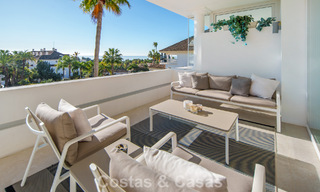 Penthouse duplex exclusif avec intérieur moderne et lumineux à vendre dans un complexe sécurisé sur la Golden Mile, Marbella 796391 
