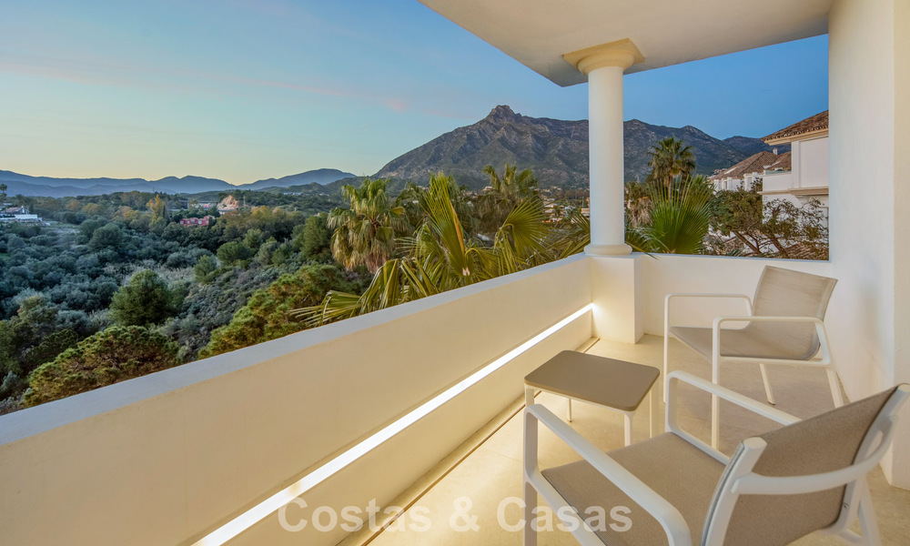 Penthouse duplex exclusif avec intérieur moderne et lumineux à vendre dans un complexe sécurisé sur la Golden Mile, Marbella 796428