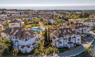 Penthouse duplex exclusif avec intérieur moderne et lumineux à vendre dans un complexe sécurisé sur la Golden Mile, Marbella 796431 