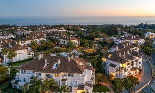 Penthouse duplex exclusif avec intérieur moderne et lumineux à vendre dans un complexe sécurisé sur la Golden Mile, Marbella 796434 