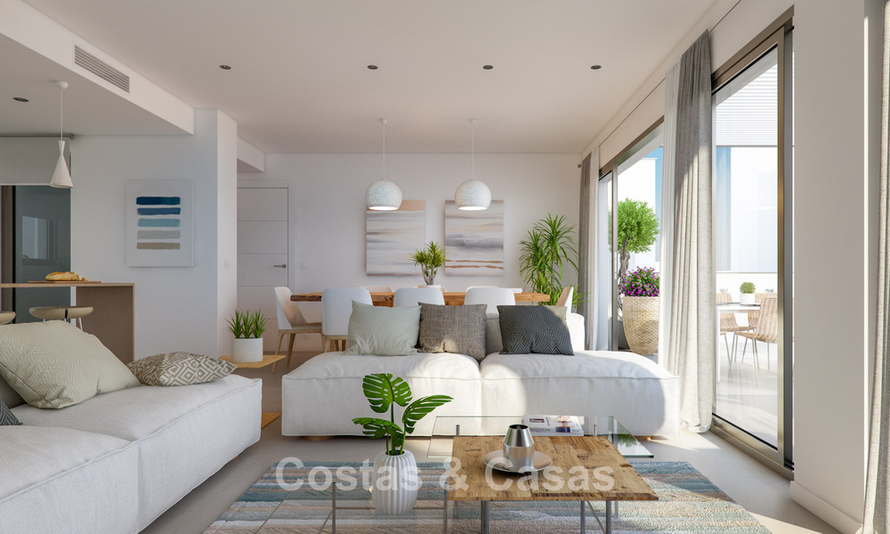 Appartements contemporains de luxe avec vue mer à vendre dans une nouvelle résidence entre Marbella et Sotogrande, Costa del Sol 796319
