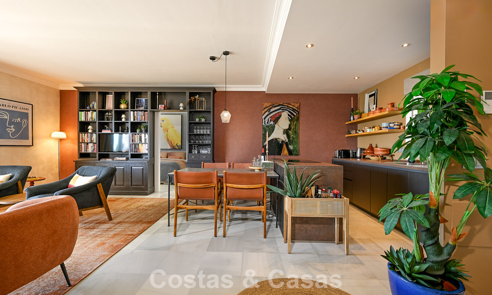 Appartement exclusif en première ligne de plage avec vue panoramique sur la mer à vendre dans le centre d’Estepona 795966