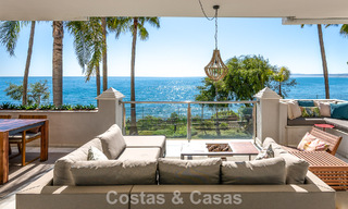 Appartement exclusif en première ligne de plage avec vue panoramique sur la mer à vendre dans le centre d’Estepona 795977 