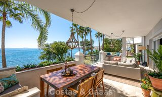 Appartement exclusif en première ligne de plage avec vue panoramique sur la mer à vendre dans le centre d’Estepona 795983 