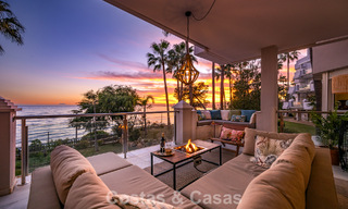 Appartement exclusif en première ligne de plage avec vue panoramique sur la mer à vendre dans le centre d’Estepona 796000 