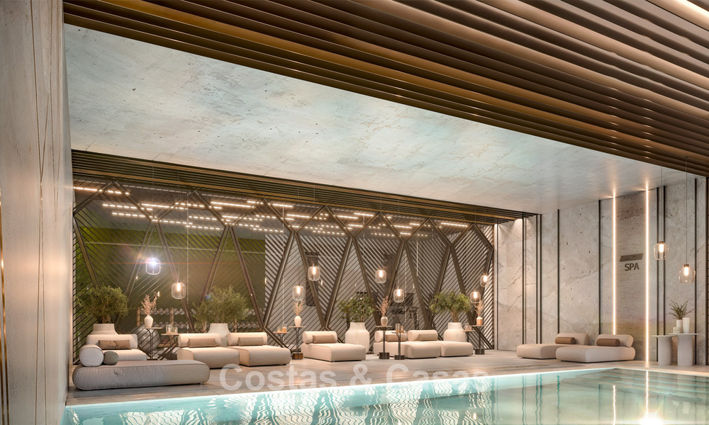 Appartements neufs innovants avec architecture avant-gardiste à vendre au centre d’Estepona 795912