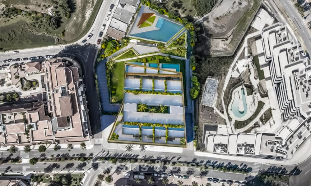 Appartements neufs innovants avec architecture avant-gardiste à vendre au centre d’Estepona 795918