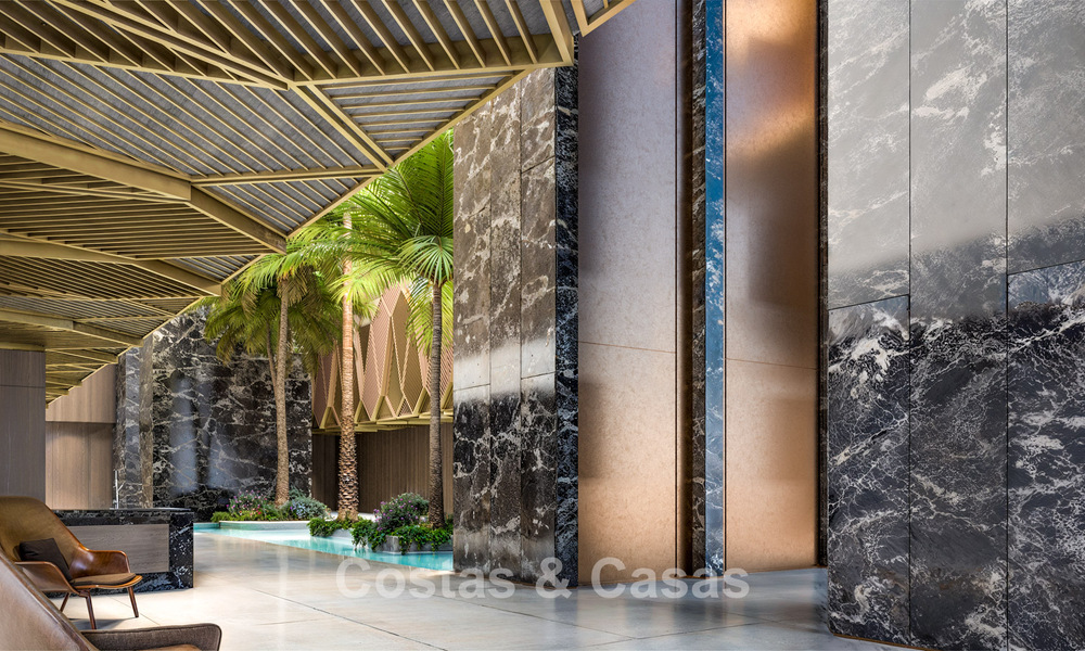 Appartements neufs innovants avec architecture avant-gardiste à vendre au centre d’Estepona 795922