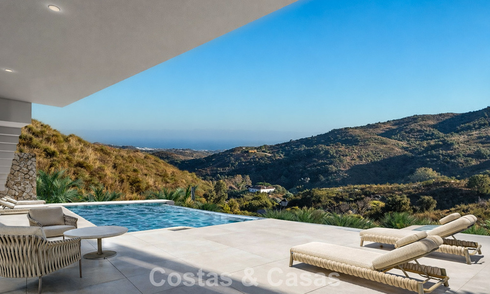 Nouvelle villa de luxe haut de gamme à vendre dans un environnement golfique avec vue sur la mer à La Cala de Mijas, Costa del Sol 796337
