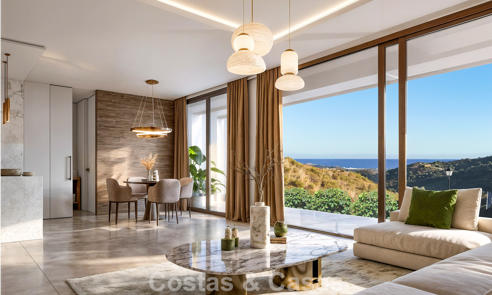 Nouvelle villa de luxe haut de gamme à vendre dans un environnement golfique avec vue sur la mer à La Cala de Mijas, Costa del Sol 796338