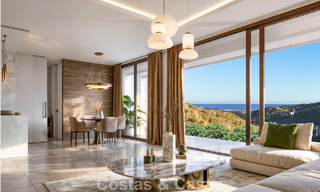 Nouvelle villa de luxe haut de gamme à vendre dans un environnement golfique avec vue sur la mer à La Cala de Mijas, Costa del Sol 796338 