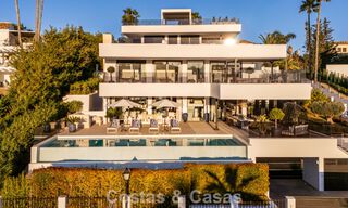 Villa de luxe haut de gamme en première ligne de golf à vendre dans la Vallée du Golf de Nueva Andalucía, Marbella 796703 