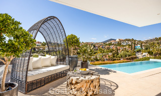 Villa de luxe haut de gamme en première ligne de golf à vendre dans la Vallée du Golf de Nueva Andalucía, Marbella 796722 