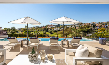 Villa de luxe haut de gamme en première ligne de golf à vendre dans la Vallée du Golf de Nueva Andalucía, Marbella 796724