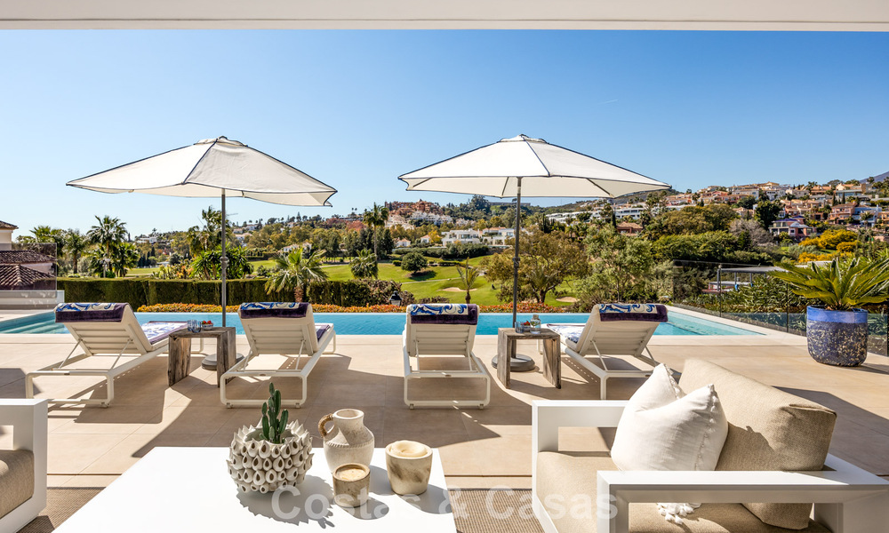 Villa de luxe haut de gamme en première ligne de golf à vendre dans la Vallée du Golf de Nueva Andalucía, Marbella 796724