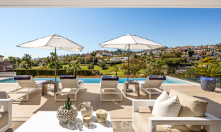 Villa de luxe haut de gamme en première ligne de golf à vendre dans la Vallée du Golf de Nueva Andalucía, Marbella 796724 