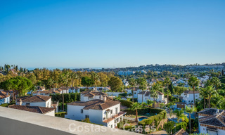 Penthouse duplex de luxe à vendre dans une résidence sécurisée dans la vallée du golf de Nueva Andalucía, Marbella 796748 