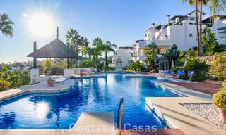 Penthouse duplex de luxe à vendre dans une résidence sécurisée dans la vallée du golf de Nueva Andalucía, Marbella 796753 