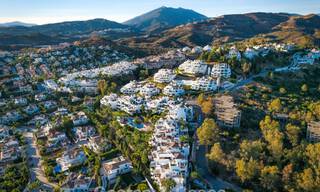 Penthouse duplex de luxe à vendre dans une résidence sécurisée dans la vallée du golf de Nueva Andalucía, Marbella 796754 