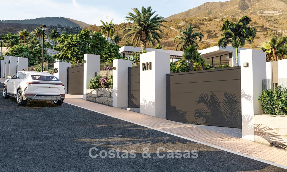 Nouveau projet de villas de luxe bioclimatiques à vendre dans les collines de Mijas, Costa del Sol 796931