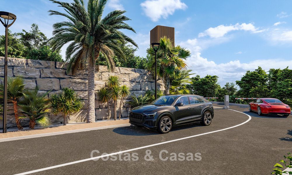 Nouveau projet de villas de luxe bioclimatiques à vendre dans les collines de Mijas, Costa del Sol 796936