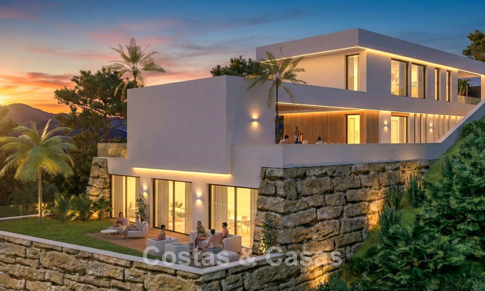 Nouveau projet de villas de luxe bioclimatiques à vendre dans les collines de Mijas, Costa del Sol 796945