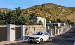Nouveau projet de villas de luxe bioclimatiques à vendre dans les collines de Mijas, Costa del Sol 796951 