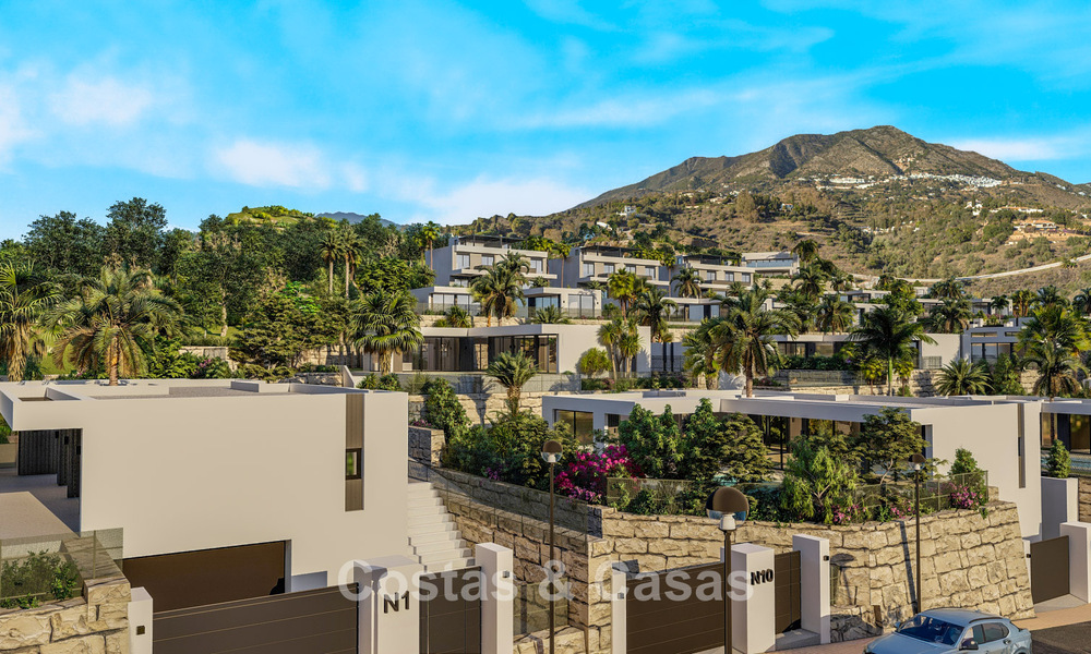 Nouveau projet de villas de luxe bioclimatiques à vendre dans les collines de Mijas, Costa del Sol 796953