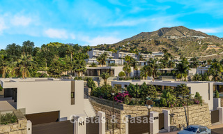 Nouveau projet de villas de luxe bioclimatiques à vendre dans les collines de Mijas, Costa del Sol 796953 