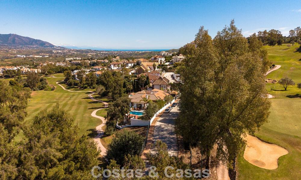 Villa méditerranéenne en première ligne de golf avec vue panoramique à vendre à La Cala Golf Resort, Mijas Costa 796441