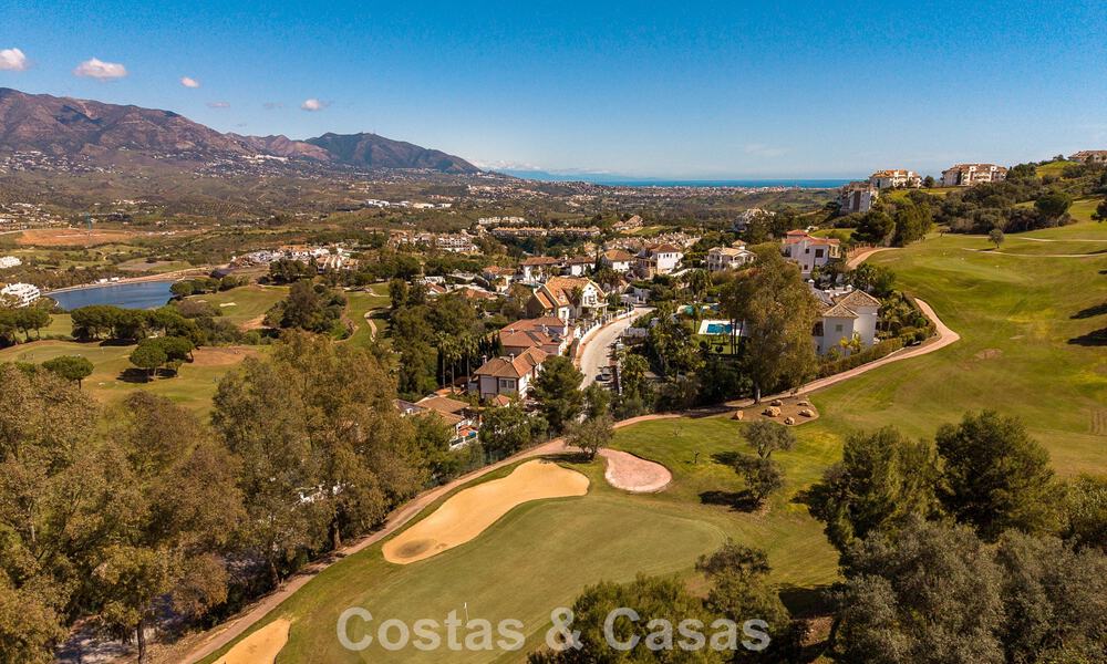 Villa méditerranéenne en première ligne de golf avec vue panoramique à vendre à La Cala Golf Resort, Mijas Costa 796442
