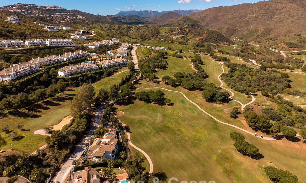 Villa méditerranéenne en première ligne de golf avec vue panoramique à vendre à La Cala Golf Resort, Mijas Costa 796445
