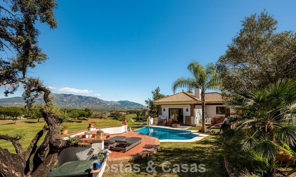 Villa méditerranéenne en première ligne de golf avec vue panoramique à vendre à La Cala Golf Resort, Mijas Costa 796456
