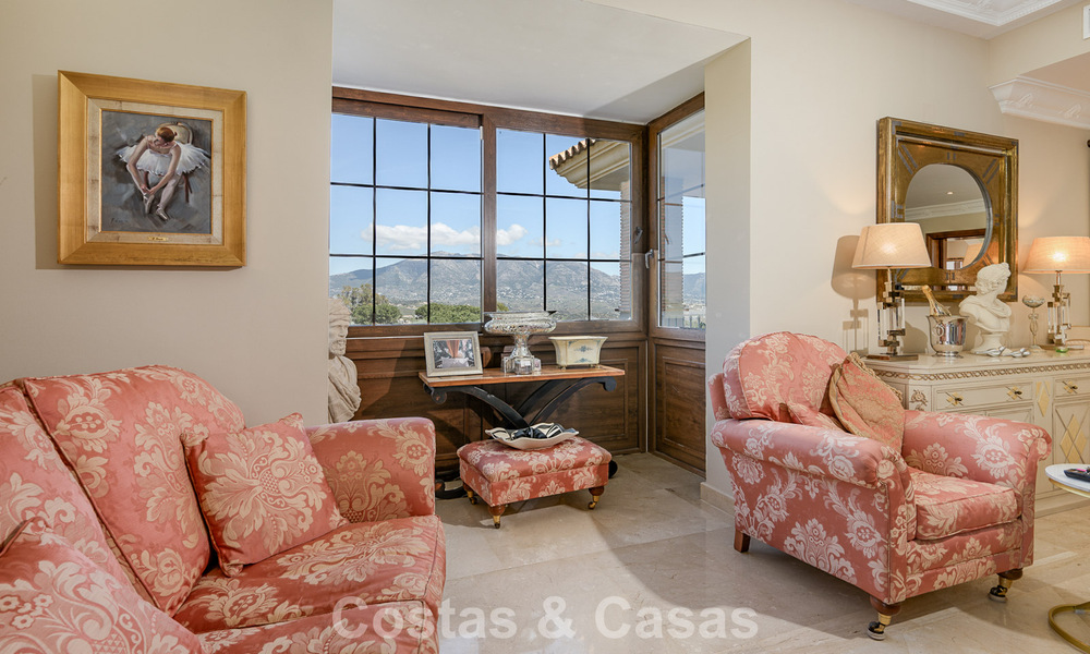 Villa méditerranéenne en première ligne de golf avec vue panoramique à vendre à La Cala Golf Resort, Mijas Costa 796471