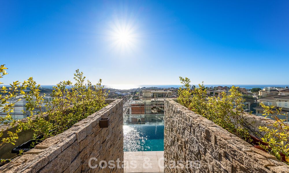 Prêt à emménager! Appartements modernes et luxueux avec vue panoramique sur la mer à vendre à Mijas, Costa del Sol 797093