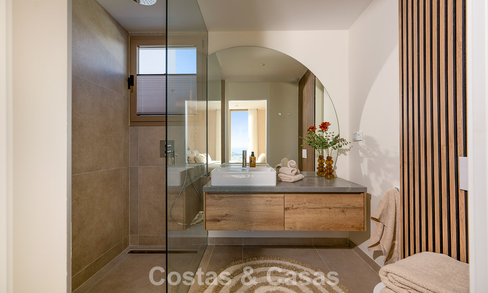 Prêt à emménager! Appartements modernes et luxueux avec vue panoramique sur la mer à vendre à Mijas, Costa del Sol 797127