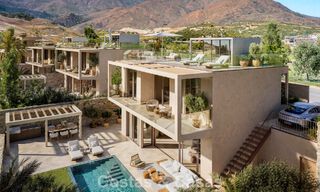 Villas modernes neuves à vendre en première ligne de golf, près du centre d’Estepona 796960 