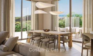 Villas modernes neuves à vendre en première ligne de golf, près du centre d’Estepona 796963 