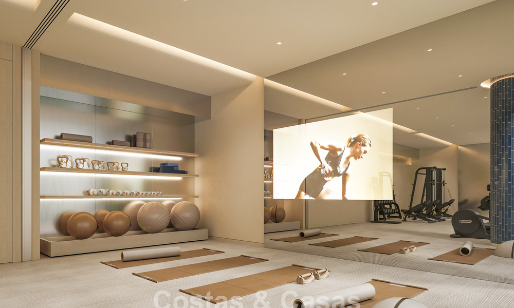 Lancement! Appartements de luxe avant-gardistes à vendre avec vue sur la mer, à deux pas de la plage et de la promenade à Estepona 797182