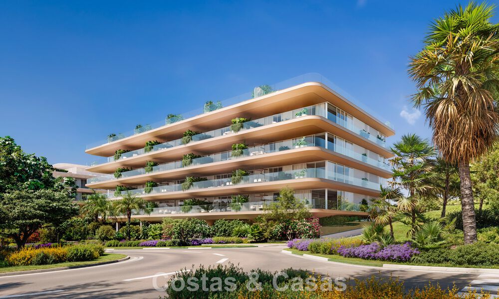 Lancement! Appartements de luxe avant-gardistes à vendre avec vue sur la mer, à deux pas de la plage et de la promenade à Estepona 797183