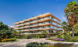 Lancement! Appartements de luxe avant-gardistes à vendre avec vue sur la mer, à deux pas de la plage et de la promenade à Estepona 797183 