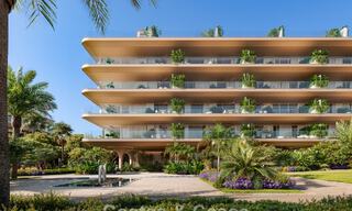 Lancement! Appartements de luxe avant-gardistes à vendre avec vue sur la mer, à deux pas de la plage et de la promenade à Estepona 797184 