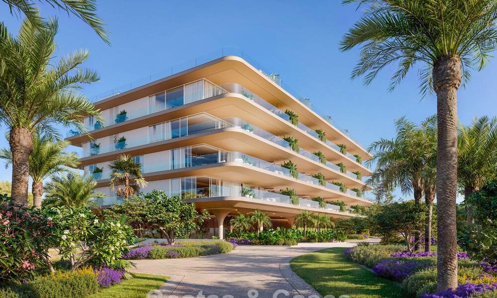 Lancement! Appartements de luxe avant-gardistes à vendre avec vue sur la mer, à deux pas de la plage et de la promenade à Estepona 797185