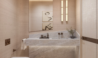 Lancement! Appartements de luxe avant-gardistes à vendre avec vue sur la mer, à deux pas de la plage et de la promenade à Estepona 797187 